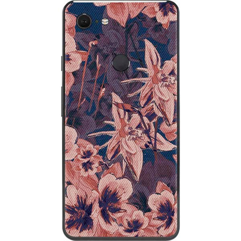 Dark Tapestry Floral Google Pixel 3 XL Skin